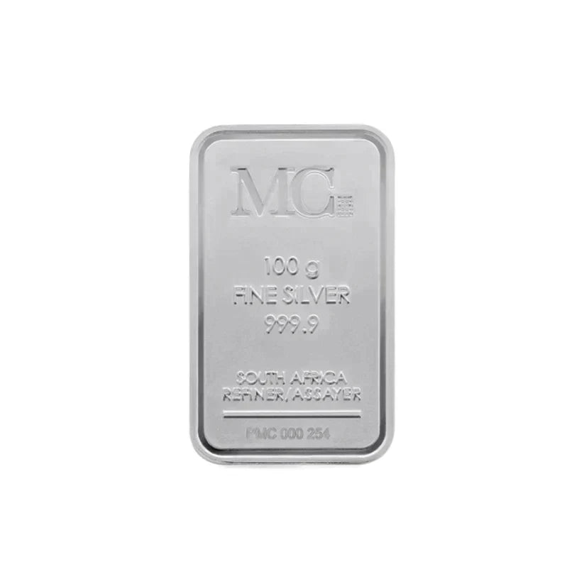 100g Bullion Bear Fine Silver Minted bar