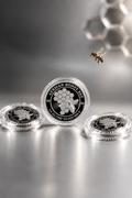 African Honeybee 1/4 oz Silver Bullion Round - 99.99% Pure Silver