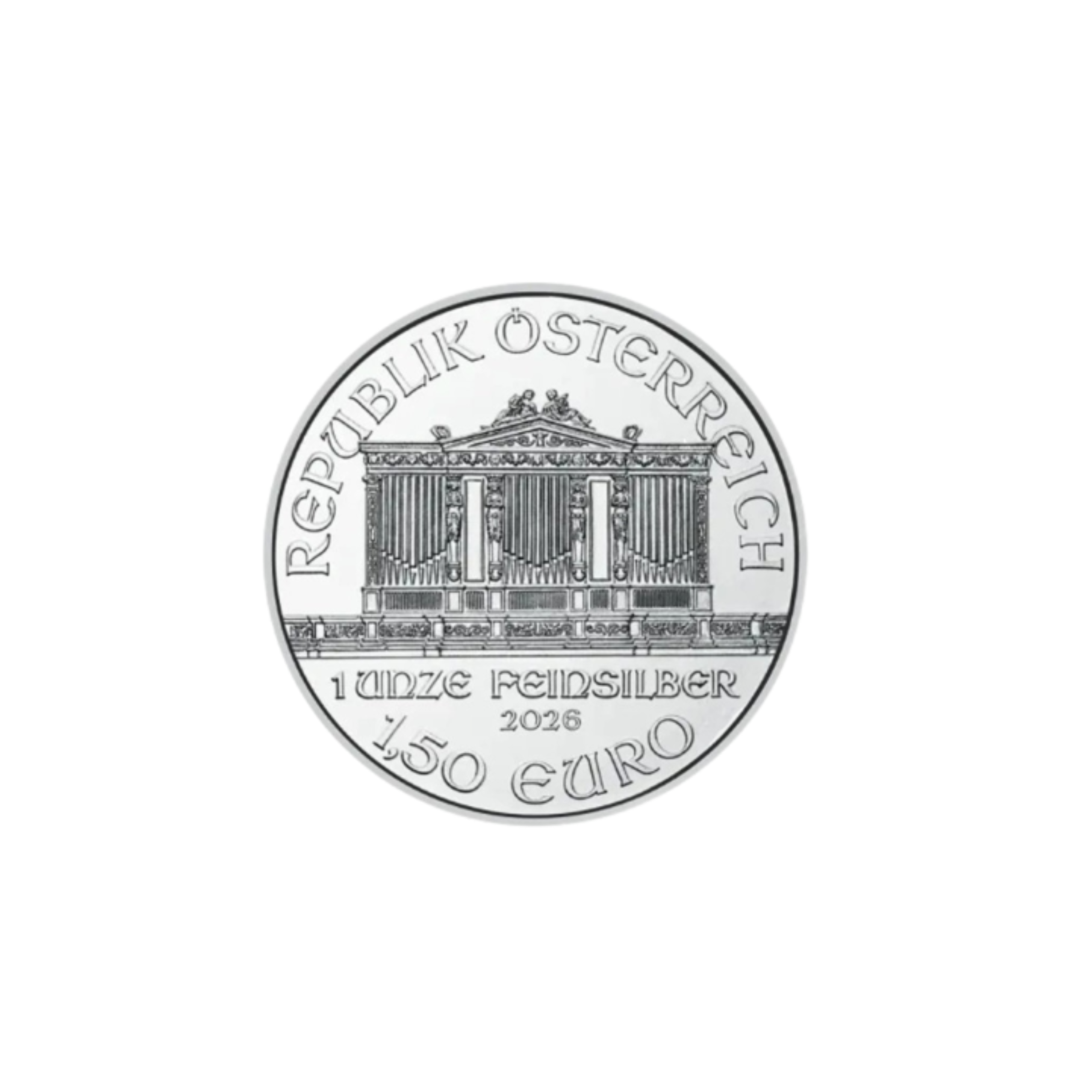 2026 1 oz Silver Philharmonic Bullion