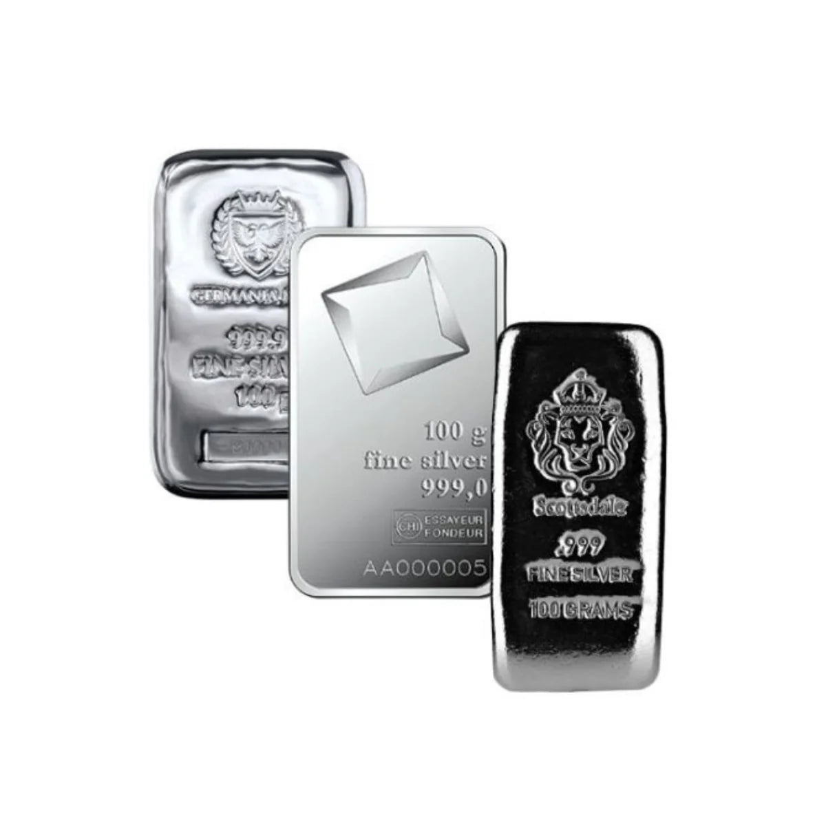 100g Fine Silver Bar - Design of Our Choice
