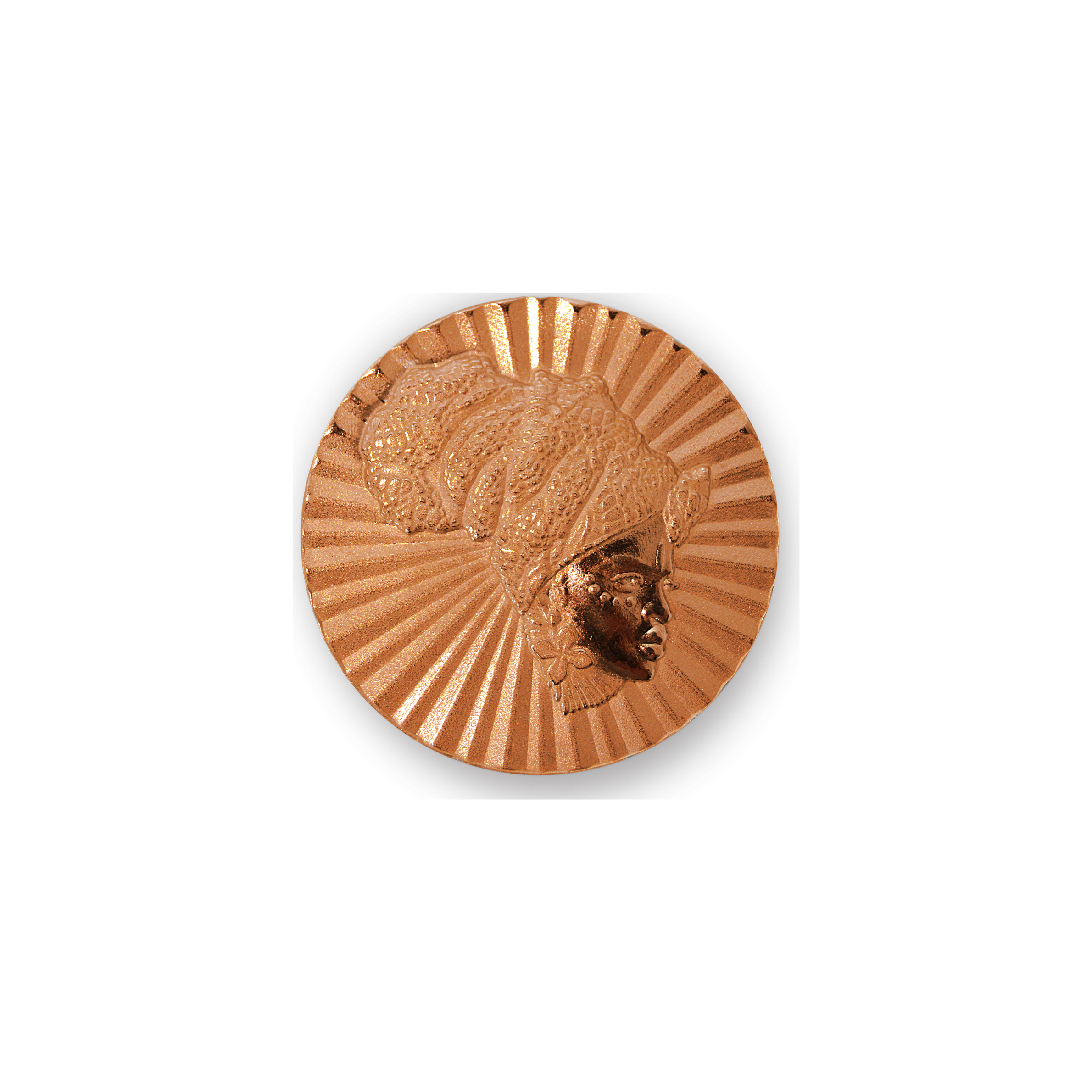 Mama Africa 38mm .999 Fine Copper Round