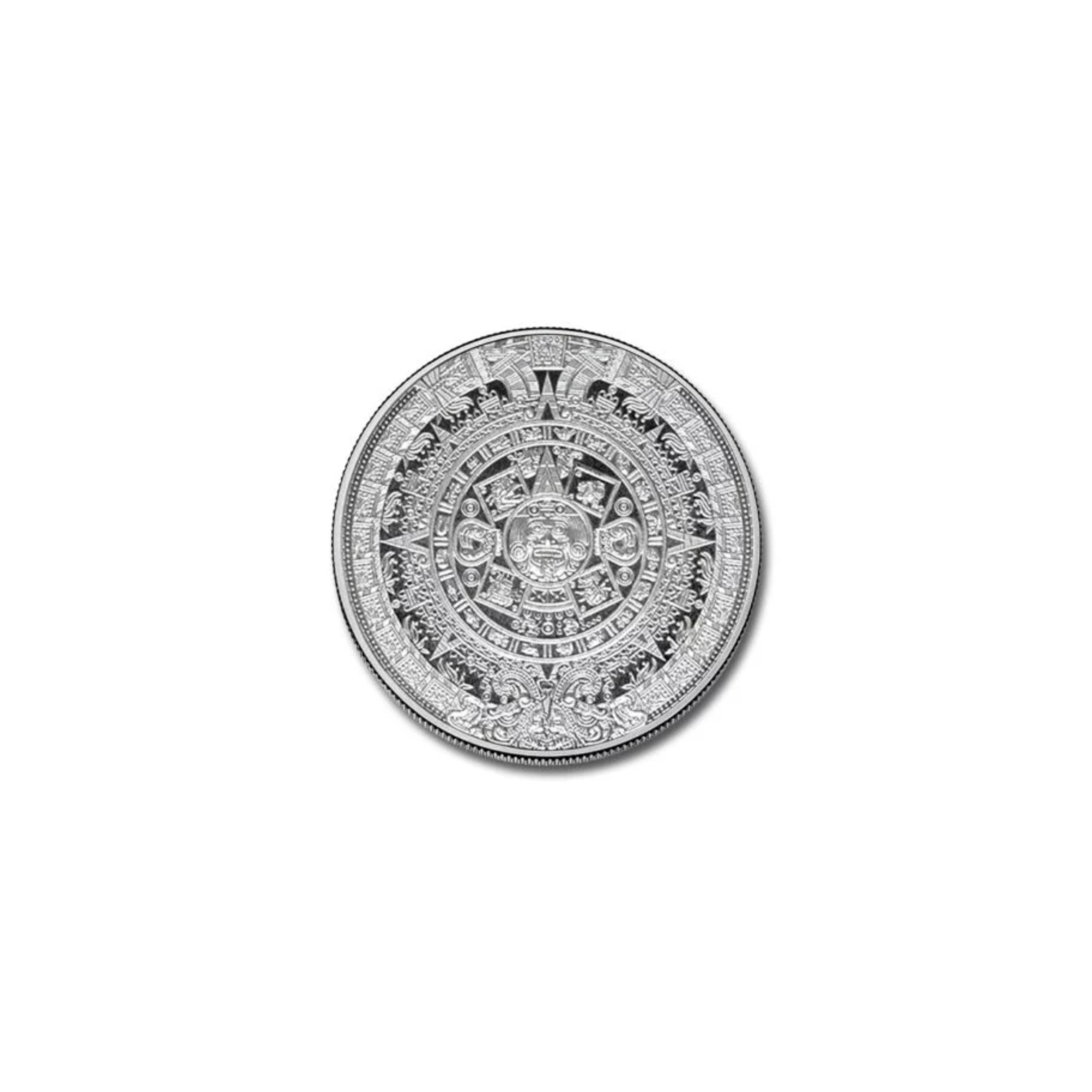 1/4 oz Aztec Calendar Fine Silver Bullion Round