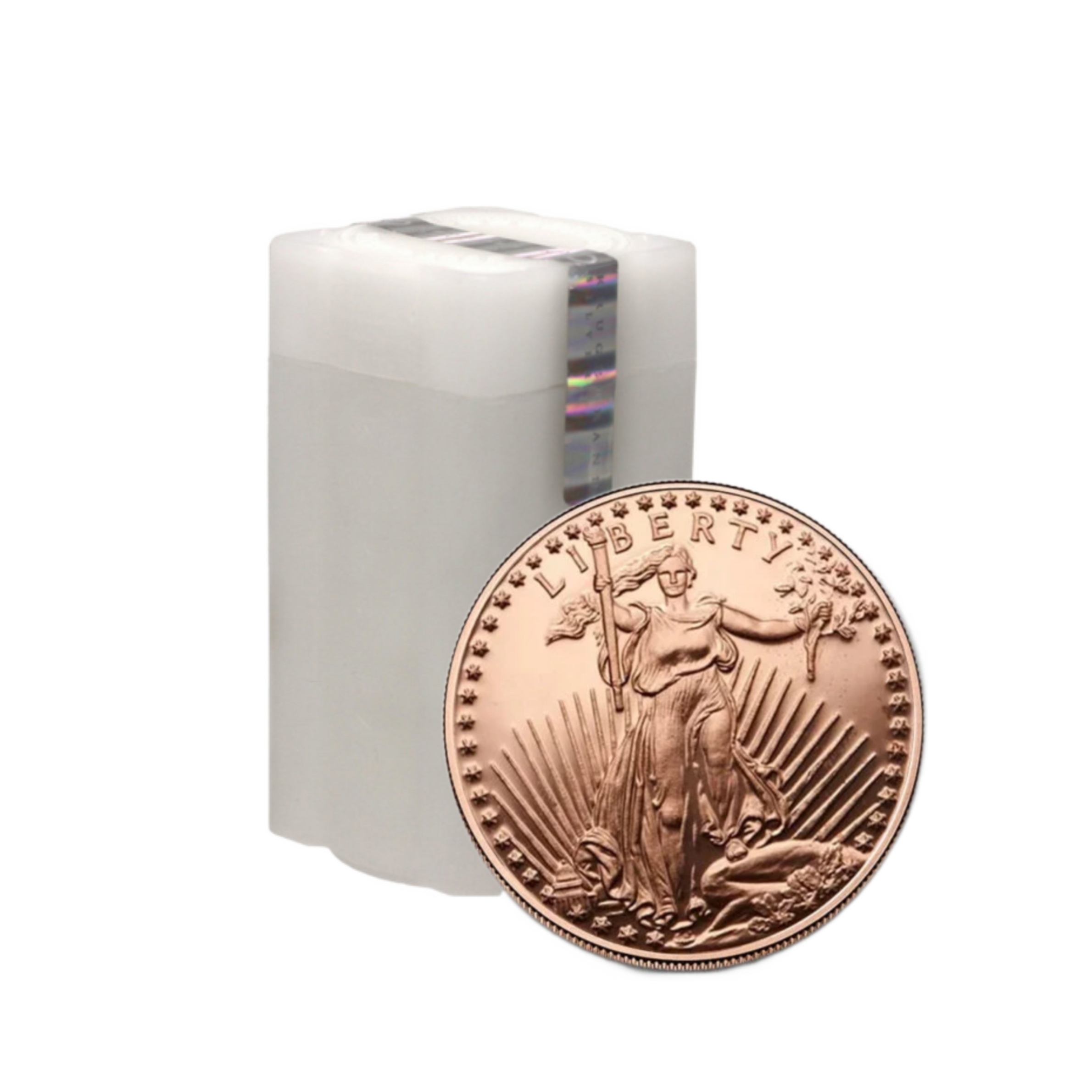 50x Saint Gaudens 1 oz .999 Fine Copper Round