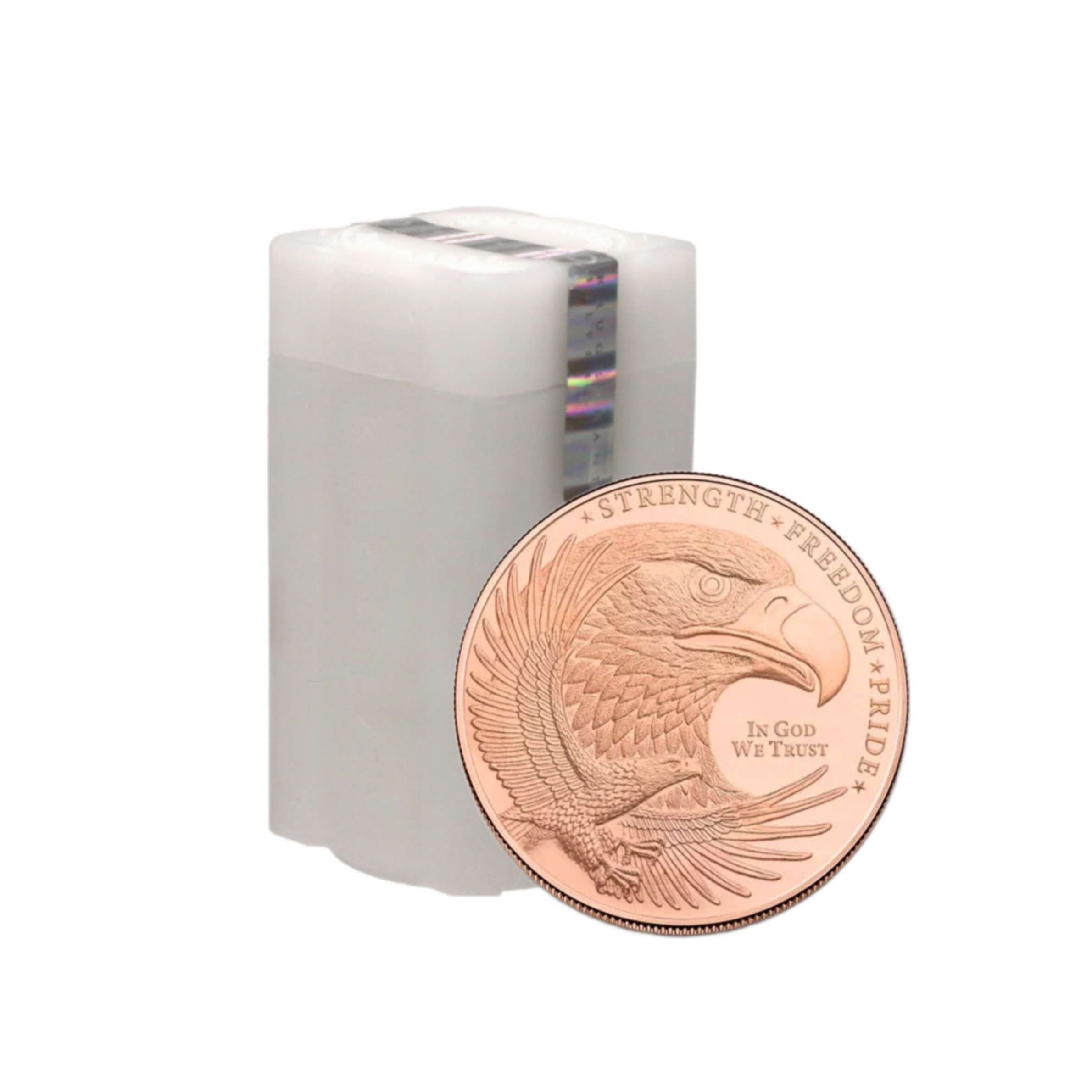 50x GSM Eagle 1 oz .999 Fine Copper Round