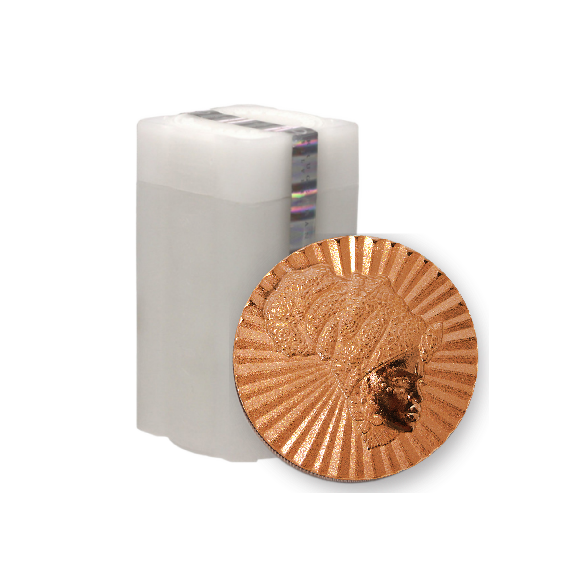 50x Mama Africa 1 oz .999 Fine Copper Round