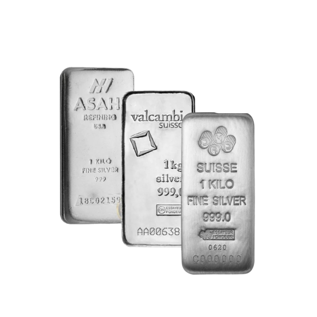 1kg Fine Silver Cast Bar