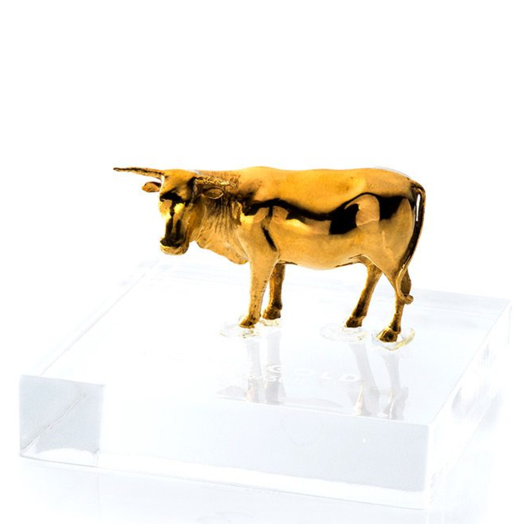 Nguni Gold Legacy - 125g Fine Gold Sculpture