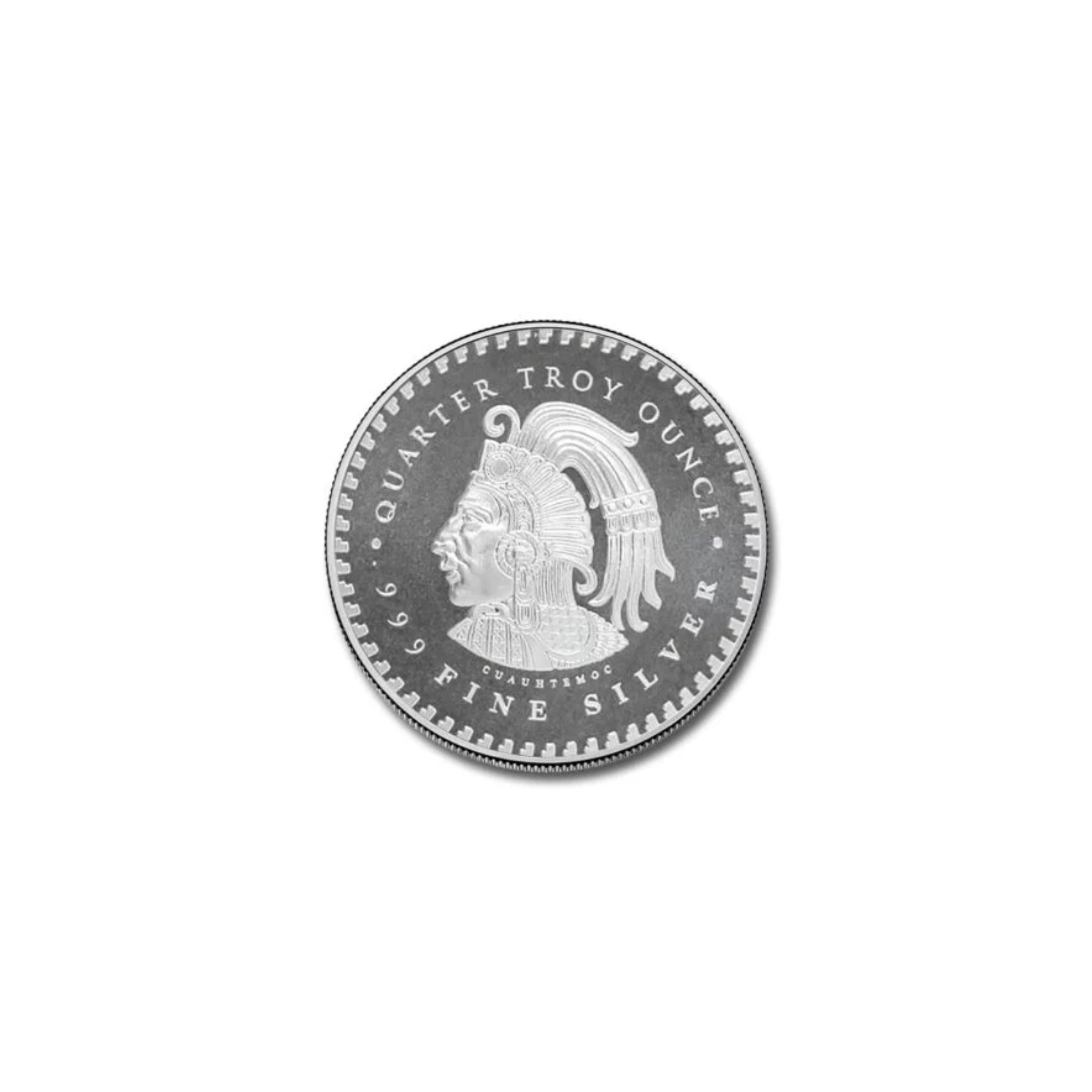 1/4 oz Aztec Calendar Fine Silver Bullion Round