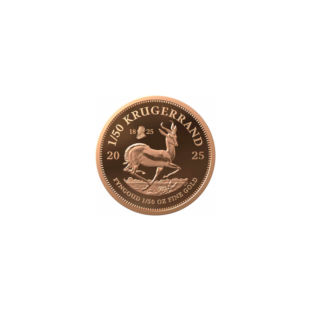 1/50 oz Gold Proof Krugerrand – 2025 Paul Kruger 200 Privy