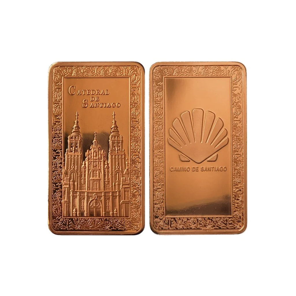 1 oz Cape Town Fine Copper Round + 32g Fine Copper Bar – Cathedral de Santiago