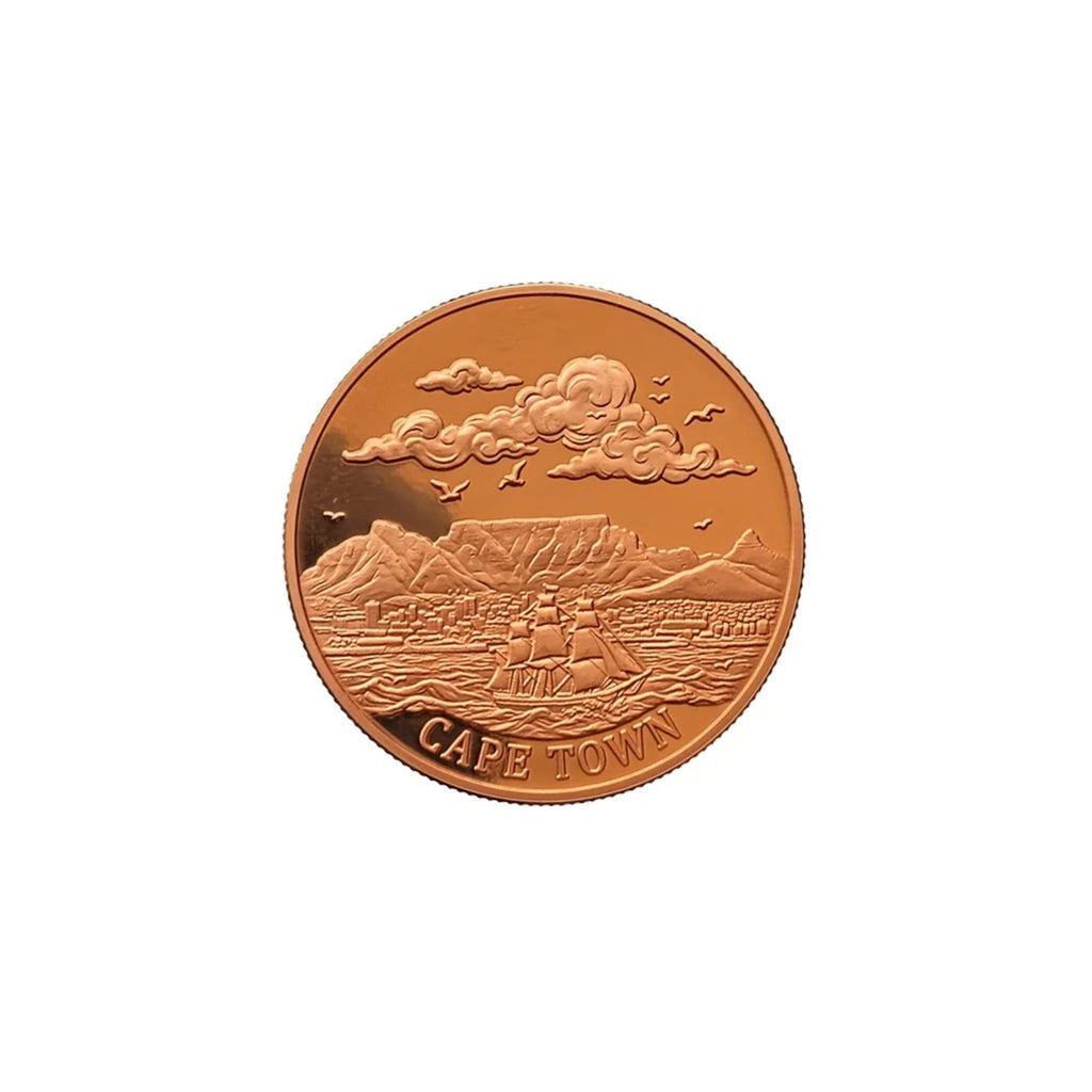1 oz Cape Town Fine Copper Round + 32g Fine Copper Bar – Cathedral de Santiago