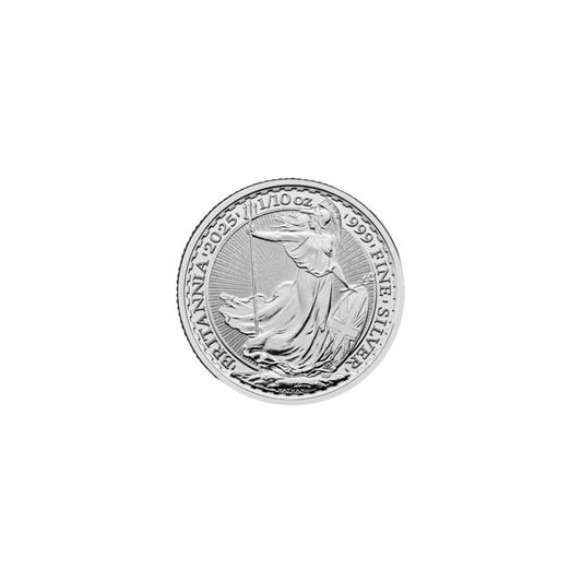 2025 1/10 oz Silver Britannia Bullion Coin