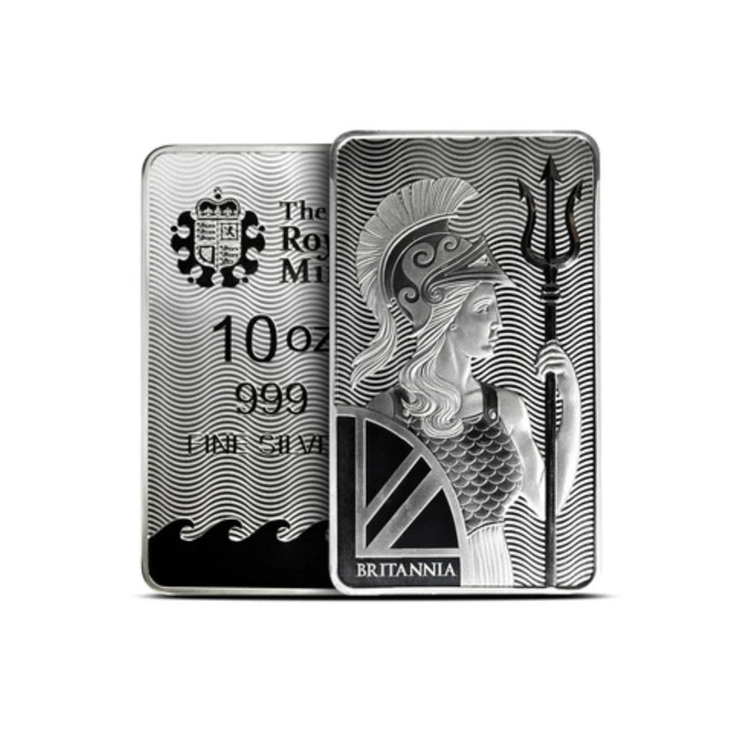 10 oz Britannia Fine Silver Minted Bar