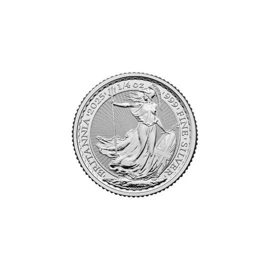 2025 1/4 oz Silver Britannia Bullion Coin